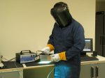 Personal UV Safety Gear Kit - Face Shield, Gloves & Shop Coat Online