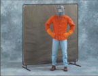 6  x 6  One-Panel Welding Screen with Legs - Cotton Duck For Cheap