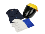 Personal UV Safety Gear Kit - Face Shield, Gloves & Shop Coat Online