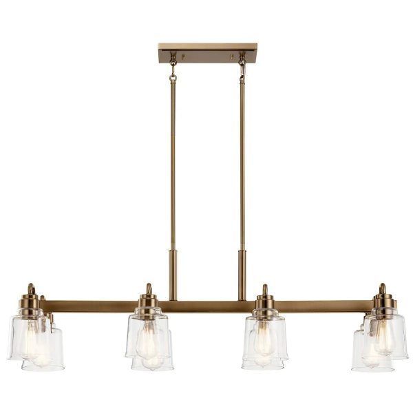 Aivian 42 in. 8 Lights Chandelier Brass Finish Online