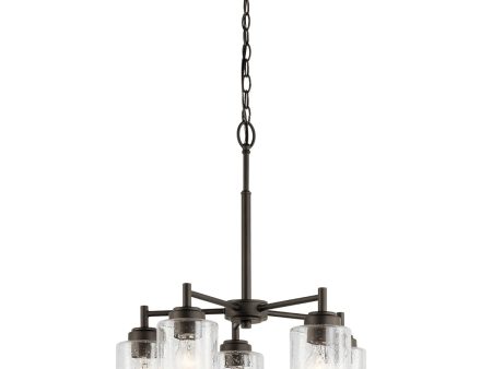 Winslow 20  5-Light Chandelier, Olde Bronze Finish Online Sale