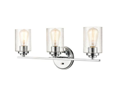 22 in. Vanity Light 3 Lights Chrome Finish Online Hot Sale