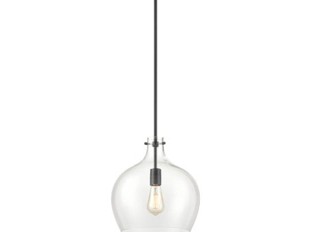 13 in. Pendant Light Black Finish Online