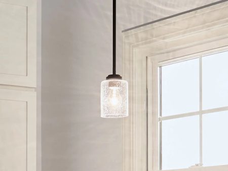 Winslow 8  1-Light Mini Pendant Light, Olde Bronze Finish Sale