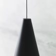 Joni 11 in. Monopoint LED Pendant Light Black finish For Sale