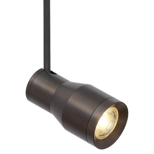 5 In. Stem Ace LED Monorail Head 9W 3000K 519 Lumens Antique Bronze finish For Sale