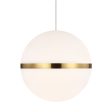 Hanea LED pendant light 290 lumens 3000K monorail brass finish Cheap