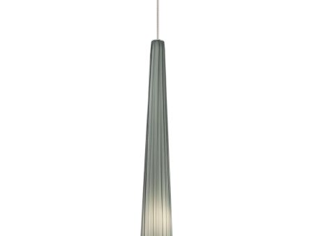 Zenith 3 in. LED Pendant Light MP 300 Lumens Smoke Glass Chrome Finish Online now