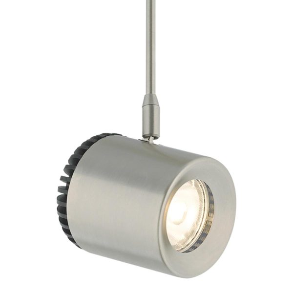 3 In. Stem Burk LED Monorail Head 14W 2700K 634 Lumens 18-degree Beam Angle Satin Nickel finish Discount