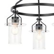 Everett 23 in. 3 Lights Chandelier Black finish Online now