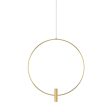 Layla LED pendant light 219 lumens 3000K monorail brass finish Online