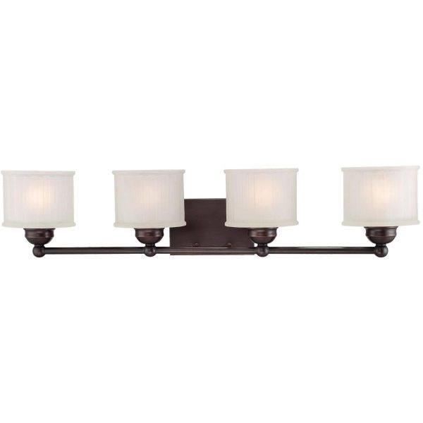 173 Series 33 in. 4 Lights Vanity Light Bronze finish For Sale