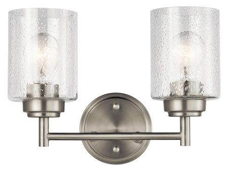 Winslow 13 in 2 Lights Vanity Light Nickel finish Online