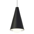 Joni 11 in. Monopoint LED Pendant Light Black finish For Sale