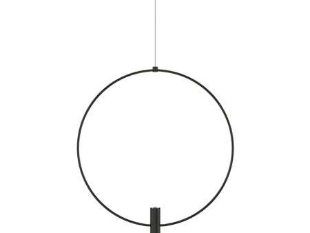 Layla 18 in. LED Pendant Light 273 Lumens 3000K FreeJack Black Finish Hot on Sale