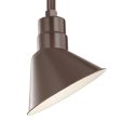 R series 12 In. Architectural Bronze Outdoor Angle Shade with 3 4 In. Fitter on Sale