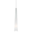 Zenith 3 in. LED Pendant Light FJ 300 Lumens White Glass Bronze Finish Supply