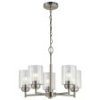 Winslow 20  5-Light Chandelier, Brushed Nickel Finish Supply