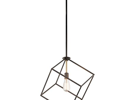 Cartone 17 in. Pendant Light Bronze Finish Hot on Sale