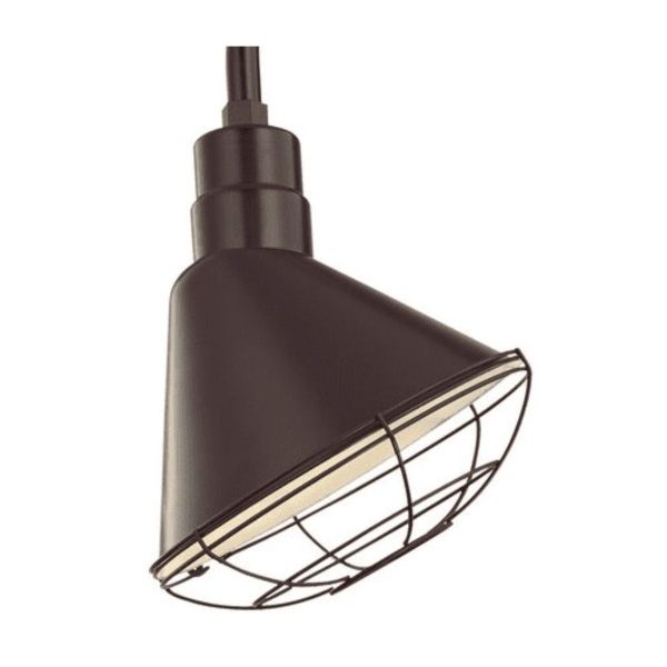 R series 12 In. Architectural Bronze Outdoor Angle Shade with 3 4 In. Fitter on Sale