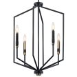 Armand 19 in. 4 Lights Pendant Light Black Finish Hot on Sale