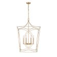 Tracy 24 in. 6 Lights Pendant Light Gold Finish Sale