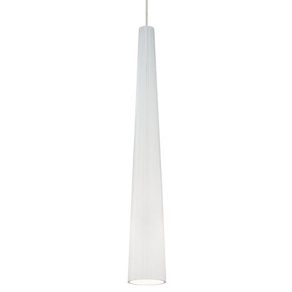 Zenith 4 in. LED Pendant Light MP 300 Lumens White Glass Bronze Finish Online now