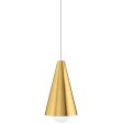 Joni LED Pendant Light 411 Lumens 3000K MonoRail Brass Finish Supply