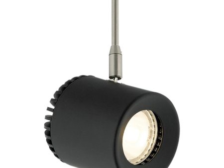 6 In. Stem Burk LED Monorail Head 14W 2700K 634 Lumens 18-degree Beam Angle Black finish on Sale