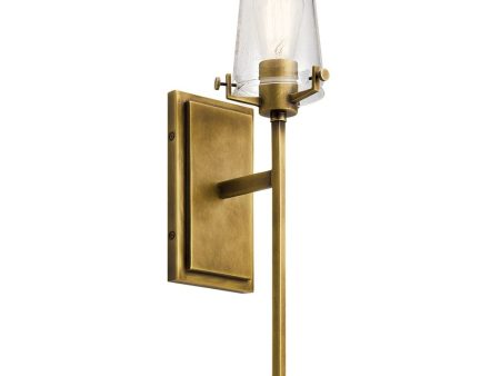 Alton 22 in. Armed Sconce Brass Finish Hot on Sale