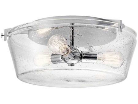 Alton 19 in. Ceiling Flush Mount Light Chrome Finish Online