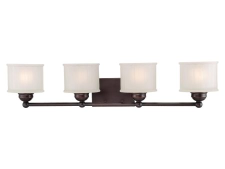 173 Series 33 in. 4 Lights Vanity Light Bronze finish For Sale