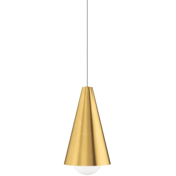 Joni LED Pendant Light 411 Lumens 3000K MonoRail Brass Finish Supply