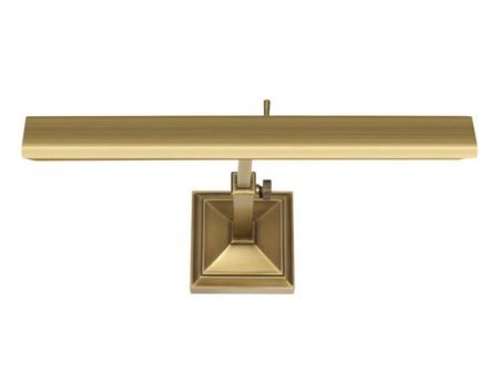 Hemmingway 14 in. Rotating LED Picture Light 2700K Brass Finish Online now