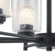 Winslow 45  8-Light Chandelier, Black Finish on Sale