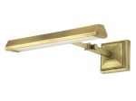 Hemmingway 14 in. Rotating LED Picture Light 2700K Brass Finish Online now