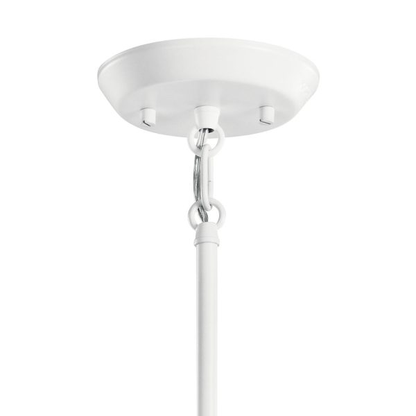 Armstrong 20 in. 6 Lights Chandelier White Finish on Sale