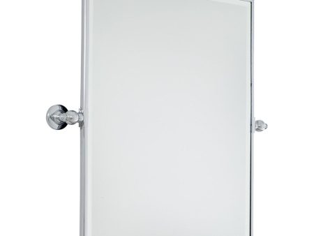 Pivoting Mirrors 29.5 In. X 30.25 In. Bathroom & Vanity Mirror Chrome Finish Supply