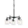 Winslow 20  5-Light Chandelier, Black Finish Sale