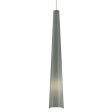 Zenith 4 in. LED Pendant Light FJ 300 Lumens Smoke Glass Chrome Finish Supply