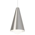 Joni 11 in. Monopoint LED Pendant Light Satin Nickel finish For Cheap