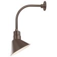 R series 12 In. Architectural Bronze Outdoor Angle Shade with 3 4 In. Fitter on Sale