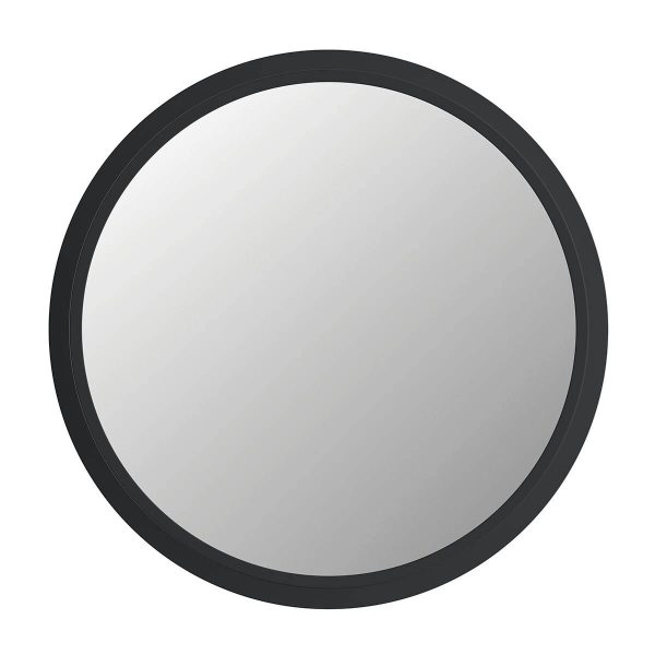 Chennai 30 In. Round LED Wall Mirror Matte Black finish For Discount