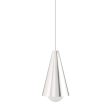 Joni 11 in. Monopoint LED Pendant Light Satin Nickel finish For Cheap