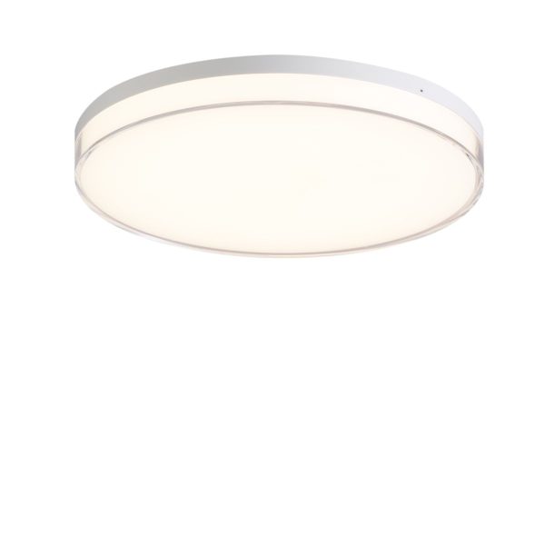 13 In. LED Flush Mount Light White Finish Fashion