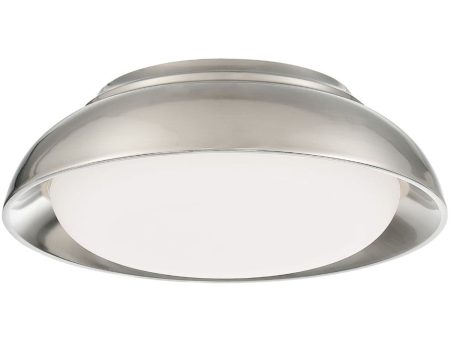 12 in. LED Flush Mount Light Brushed Nickel finish Sale