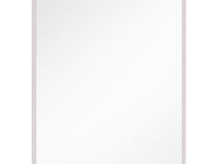 Kit 24 In. X 36 In. Polished Nickel Wall Mirror Fashion