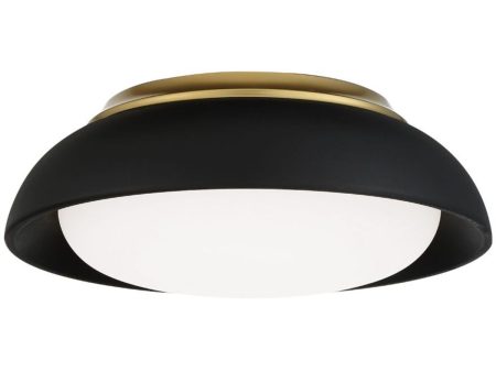 12 in. LED Flush Mount Light Black finish Supply