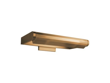 Kent 23 in. Rotating LED Picture Light 3000K Aged Brass Finish For Discount