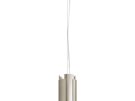 Moderne 6 in. LED Pendant Light Nickel Finish For Cheap